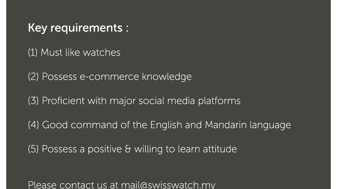 We are looking for a new team member