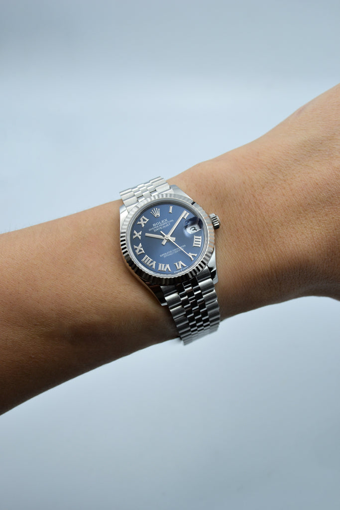 Rolex Datejust 31mm Blue Roman Jubilee Bracelet 278274