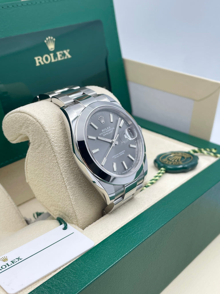 Rolex Datejust 41mm Rhodium Dial 126300
