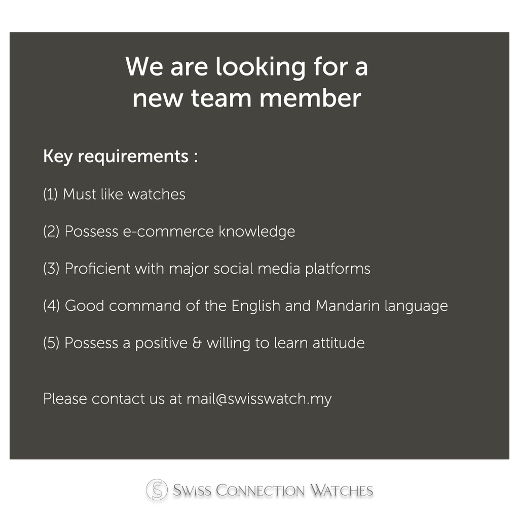 We are looking for a new team member