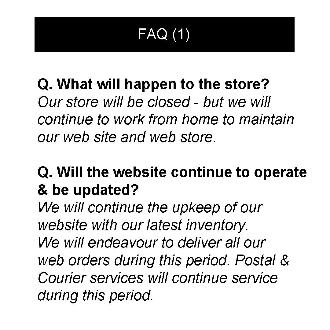 FAQ - Temporary Closure (1)