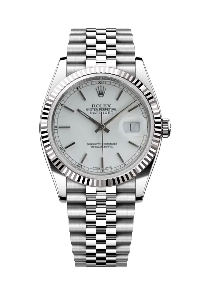 Rolex Datejust 36mm White Index Dial on Jubilee 16234 NOS [JB Stock]