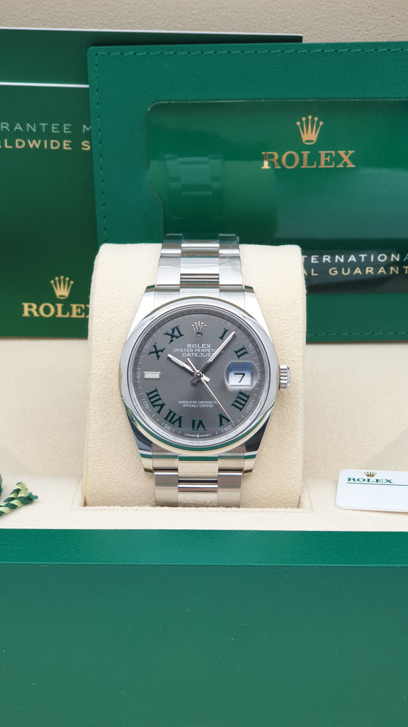 Rolex Datejust 36mm Wimbledon 126200 [JB Stock]