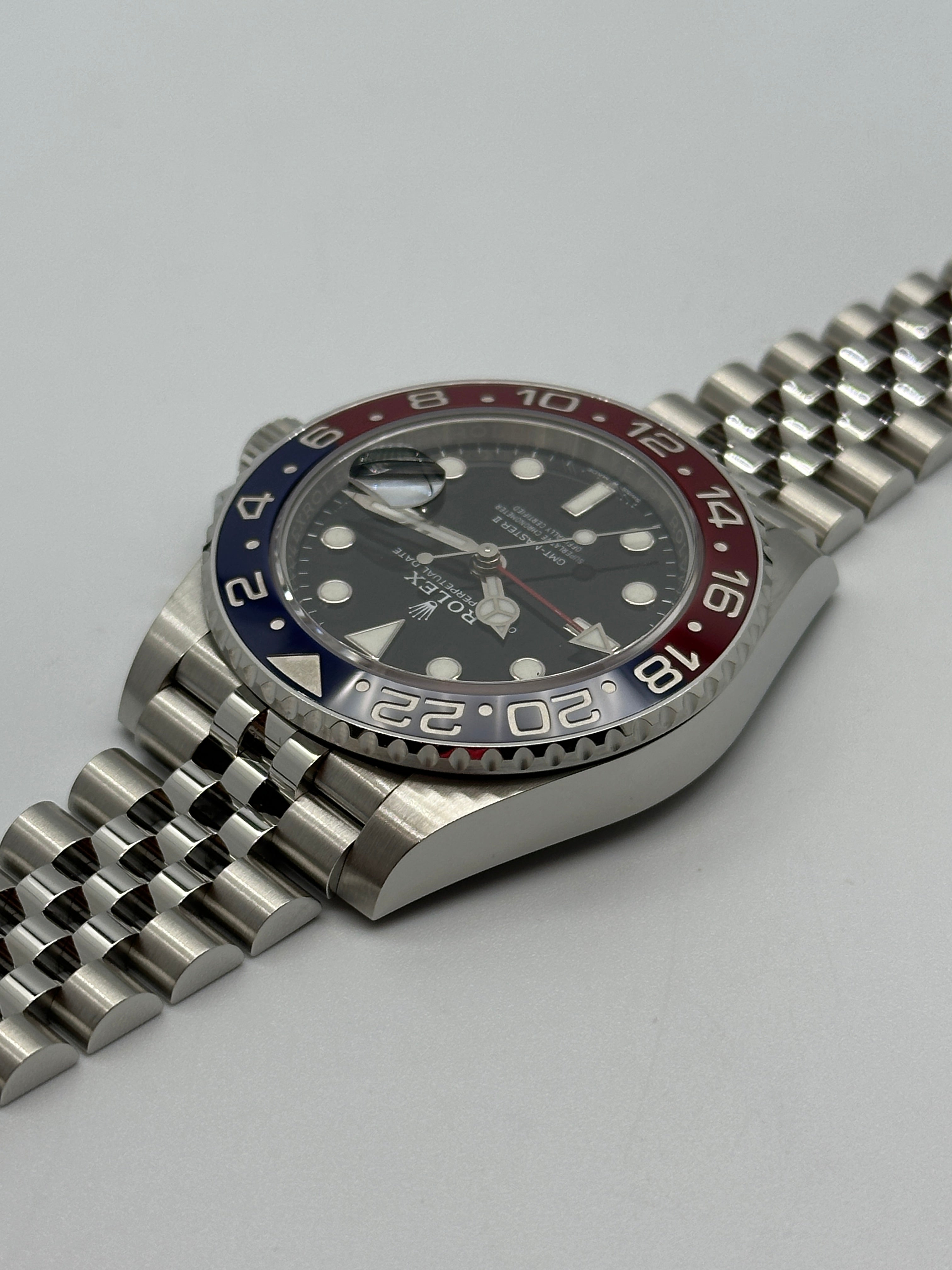 Stainless Steel Gmt Jubilee 2018 Rolex GMT-Master II 40mm Pepsi