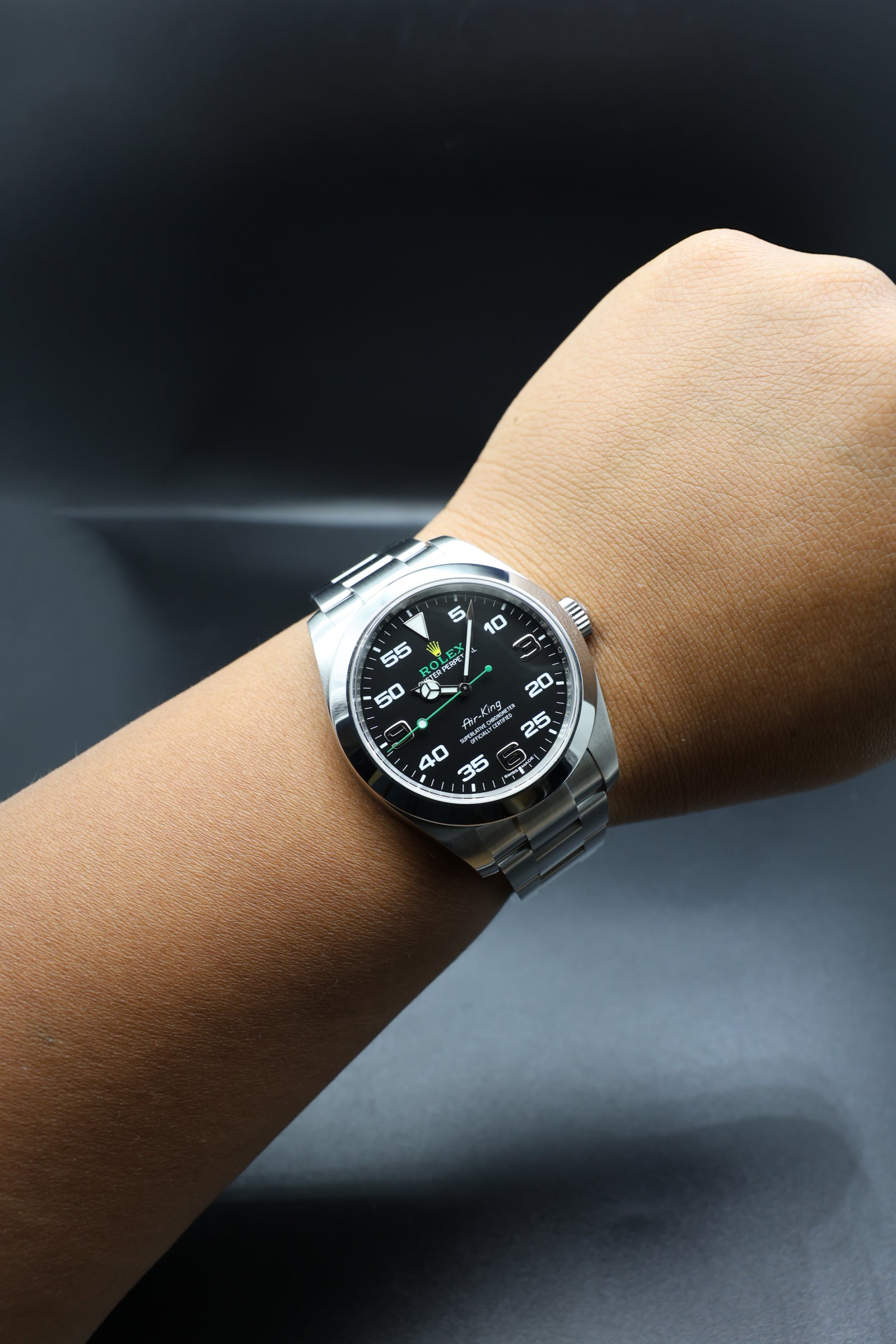 Wrist Rolex Air King Pro Rolex Air King 116900 Discontinued 2021