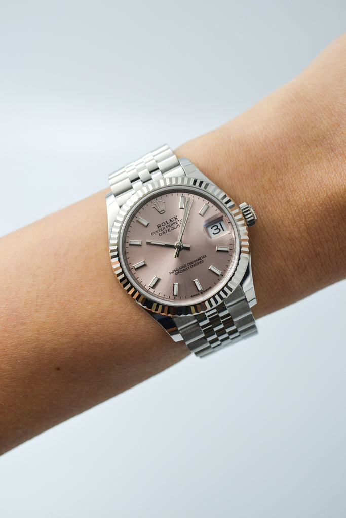 Rolex Datejust 31mm Pink Index Jubilee Bracelet 278274