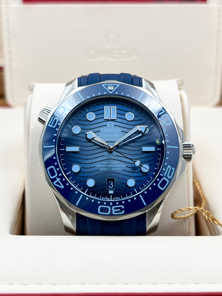 Omega Diver 300m Co-Axial Master Chronometer Summer Blue 75th Anniversary 42mm