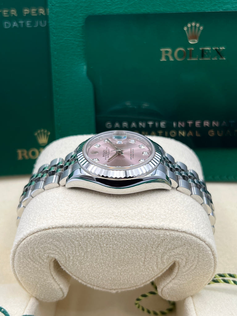 Rolex Datejust 28mm Pink Dial Jubilee 279174