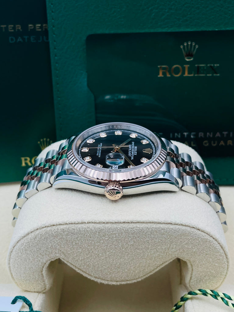 Rolex Datejust 36mm Steel Everose with Diamond on Jubilee Bracelet 126231