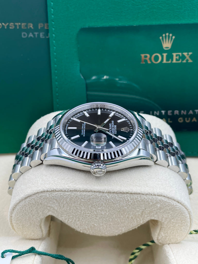 Rolex Datejust 36mm Black Dial on Jubilee Bracelet 126234