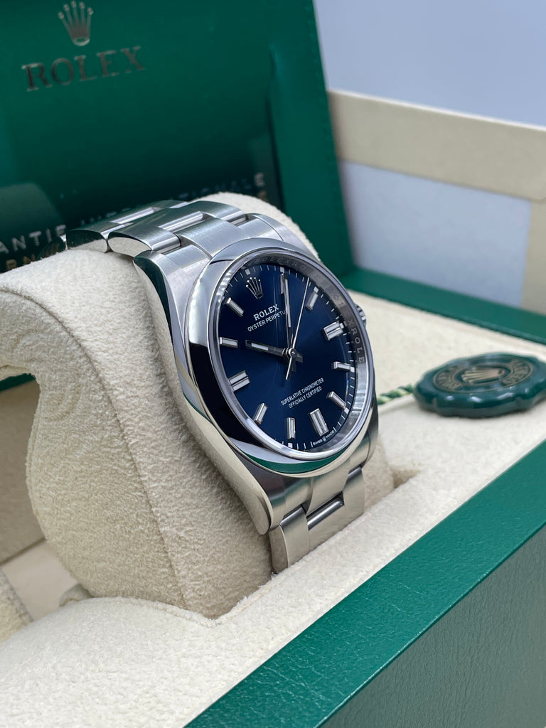 Rolex Oyster Perpetual 36mm Bright Blue 126000 2021 [Preowned]