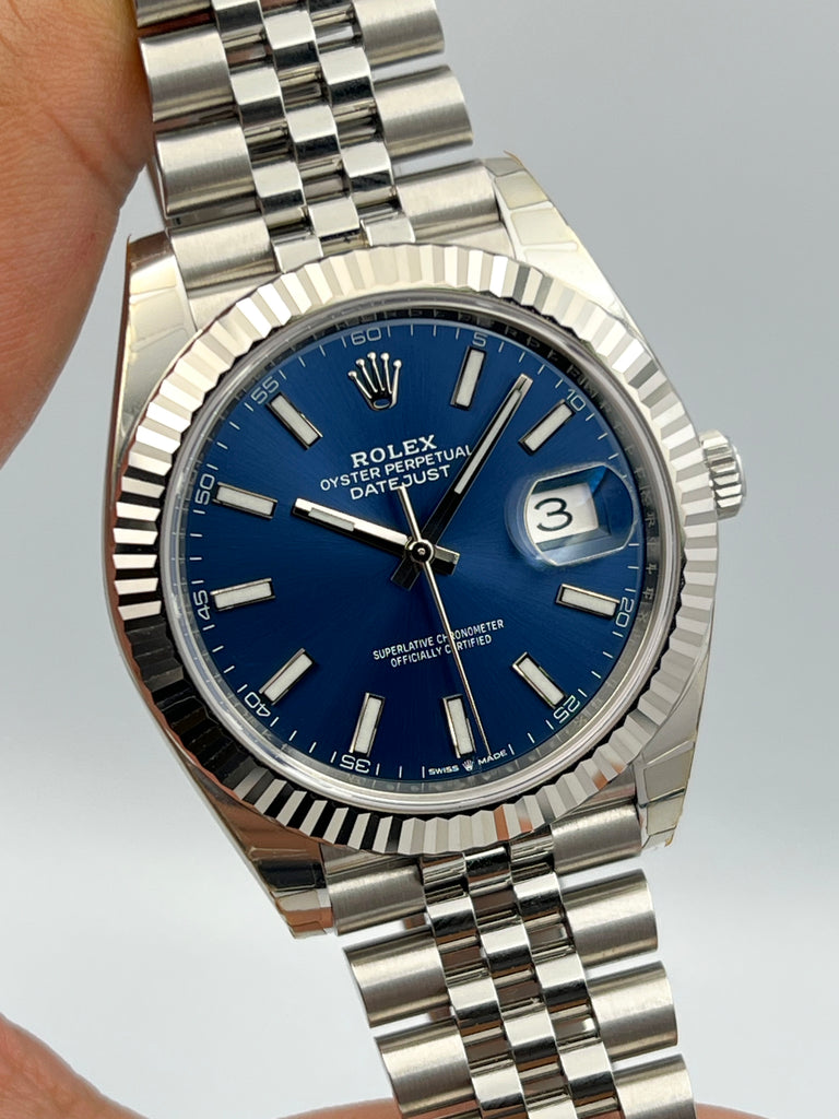 Rolex Datejust 41mm Blue Dial on Jubilee Bracelet 126334 2020 [Preowned]