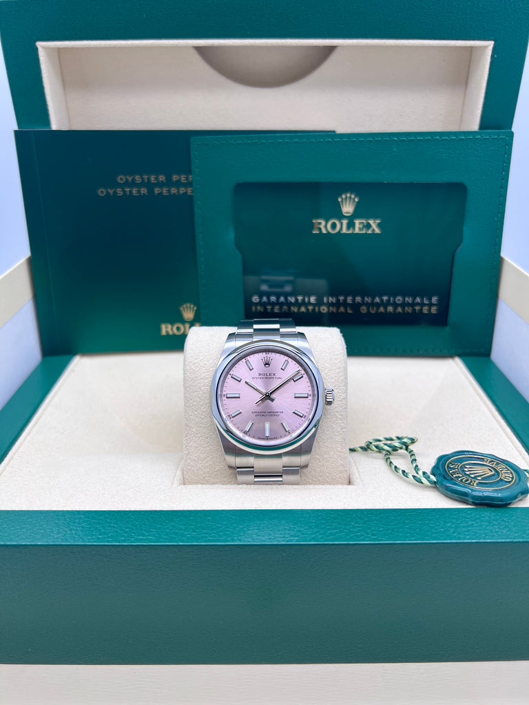 Rolex Oyster Perpetual Pink 34mm 124200