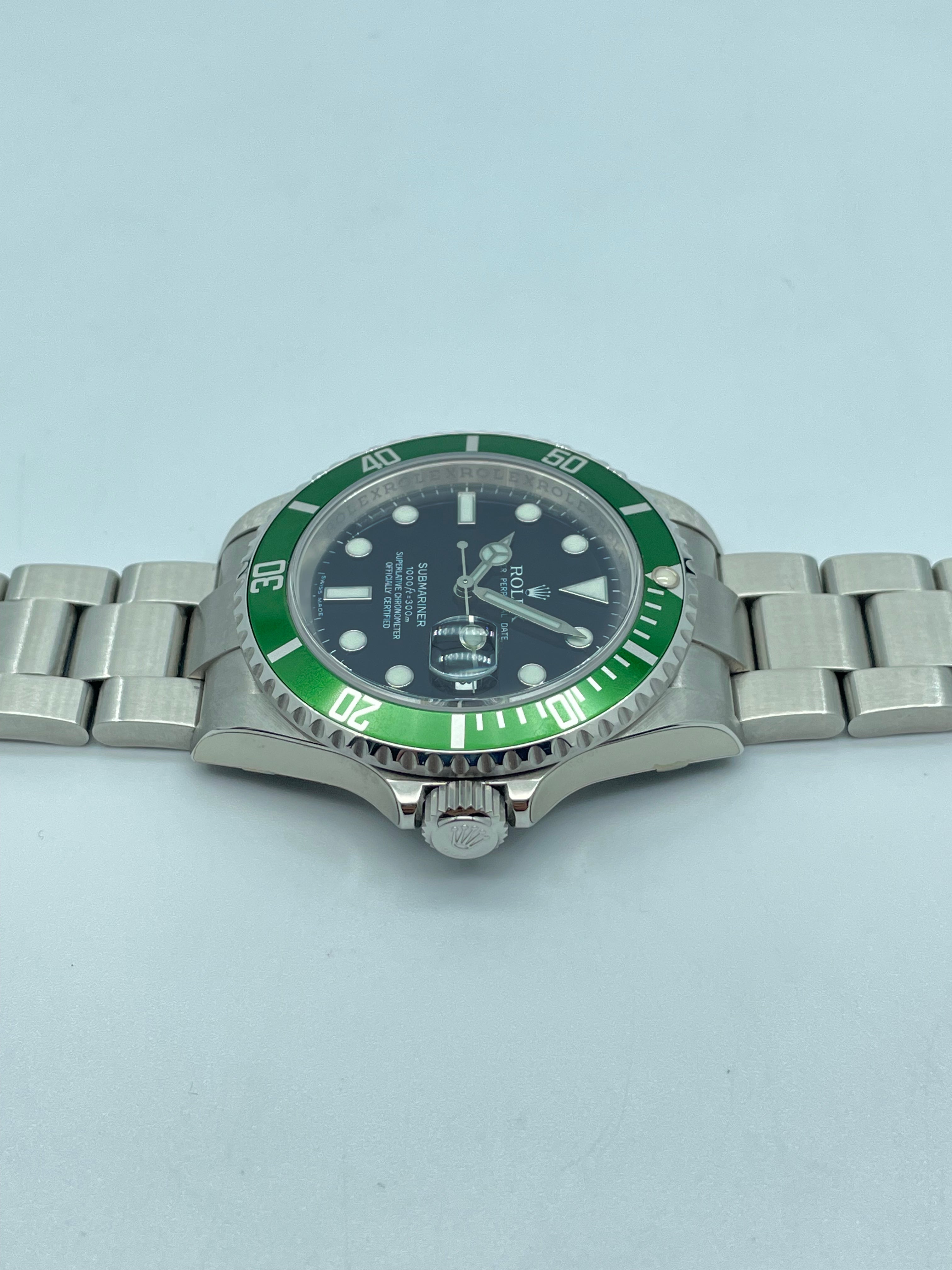 Watch Rolex Gmt Ghiera Verde Submariner Date Submariner Rolex