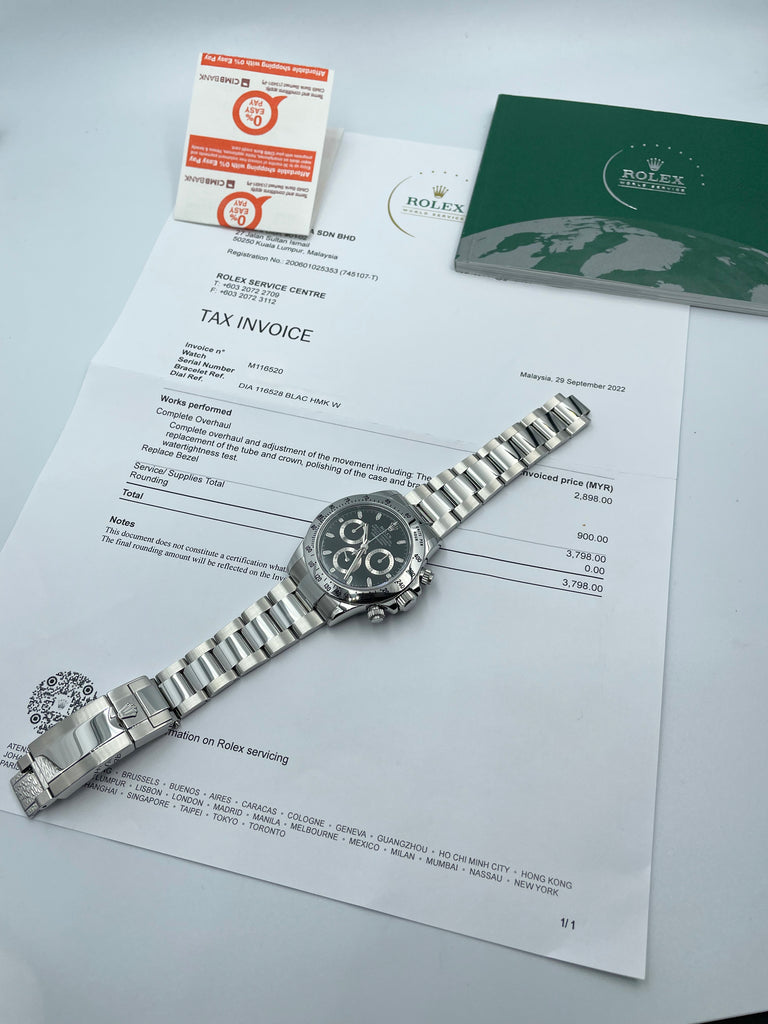 Rolex Cosmograph Daytona Black Dial 116520 2014 Discontinued [Preowned]
