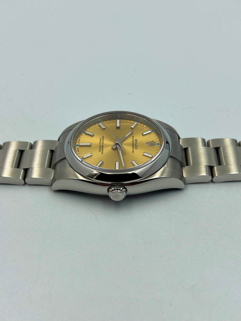 Rolex Oyster Perpetual 34mm White Grape 114200 2019 Discontinued [Preowned]