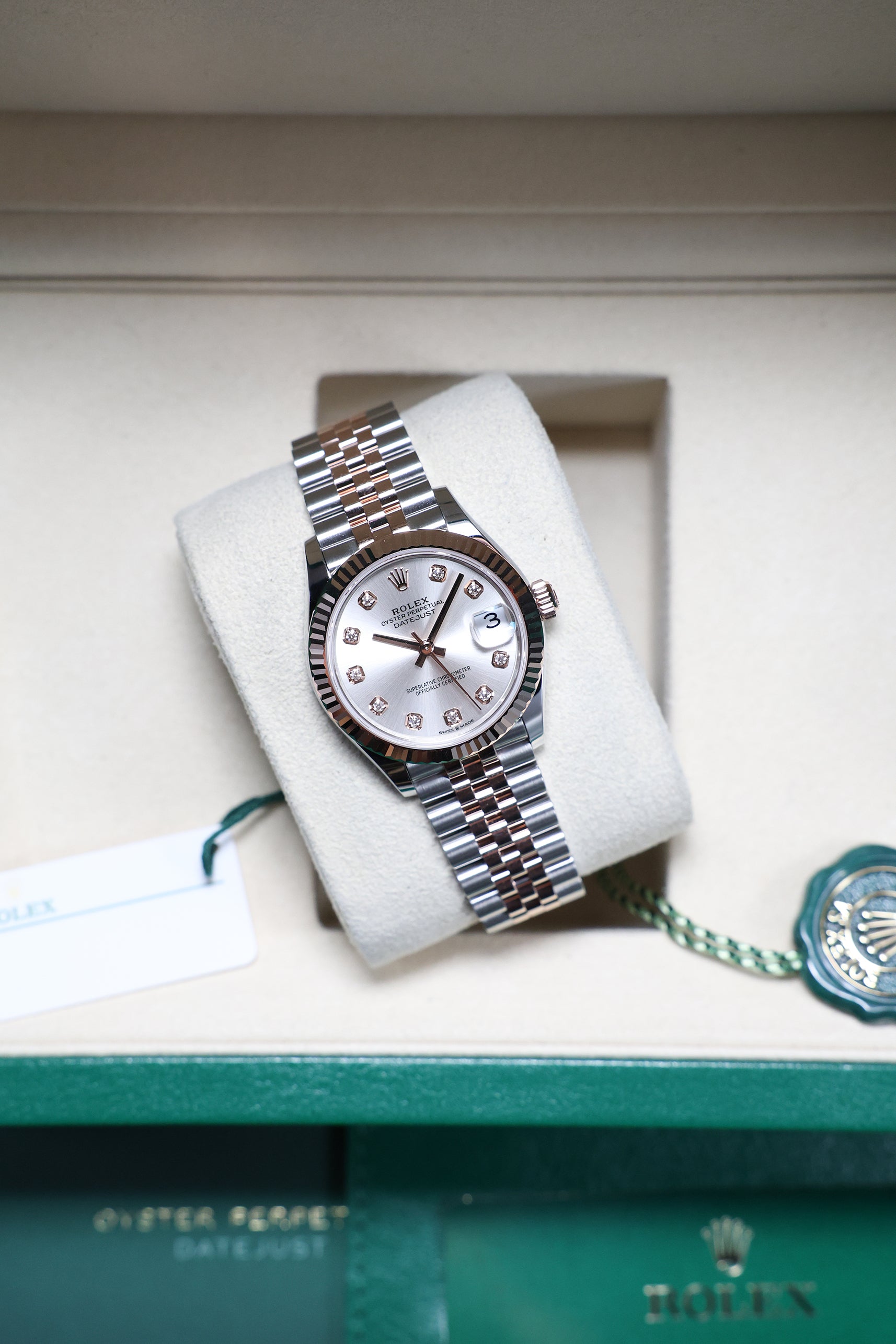 Rolex 31mm Datejust Silver Face Womens Rolex Datejust 31mm Rolex