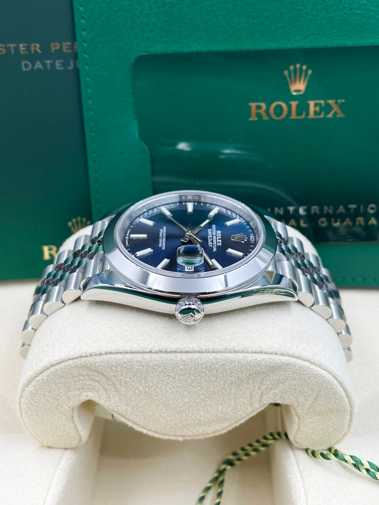 Rolex Datejust 41mm Blue Index Jubilee 126300