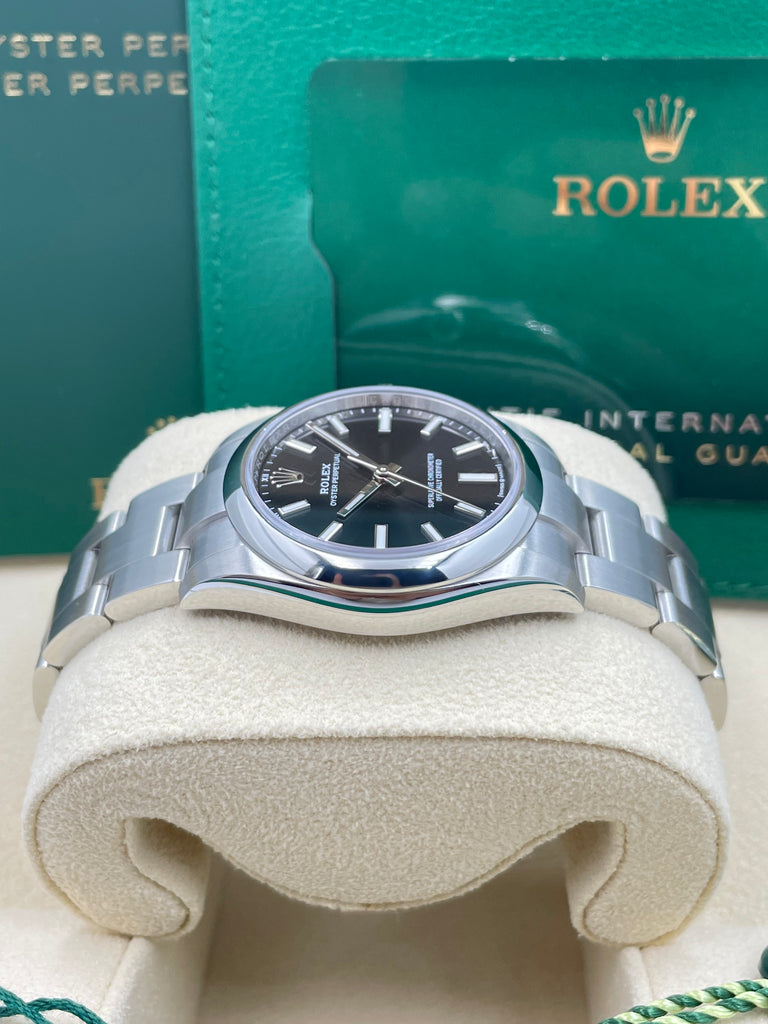 Rolex Oyster Perpetual Bright Black 34mm 124200