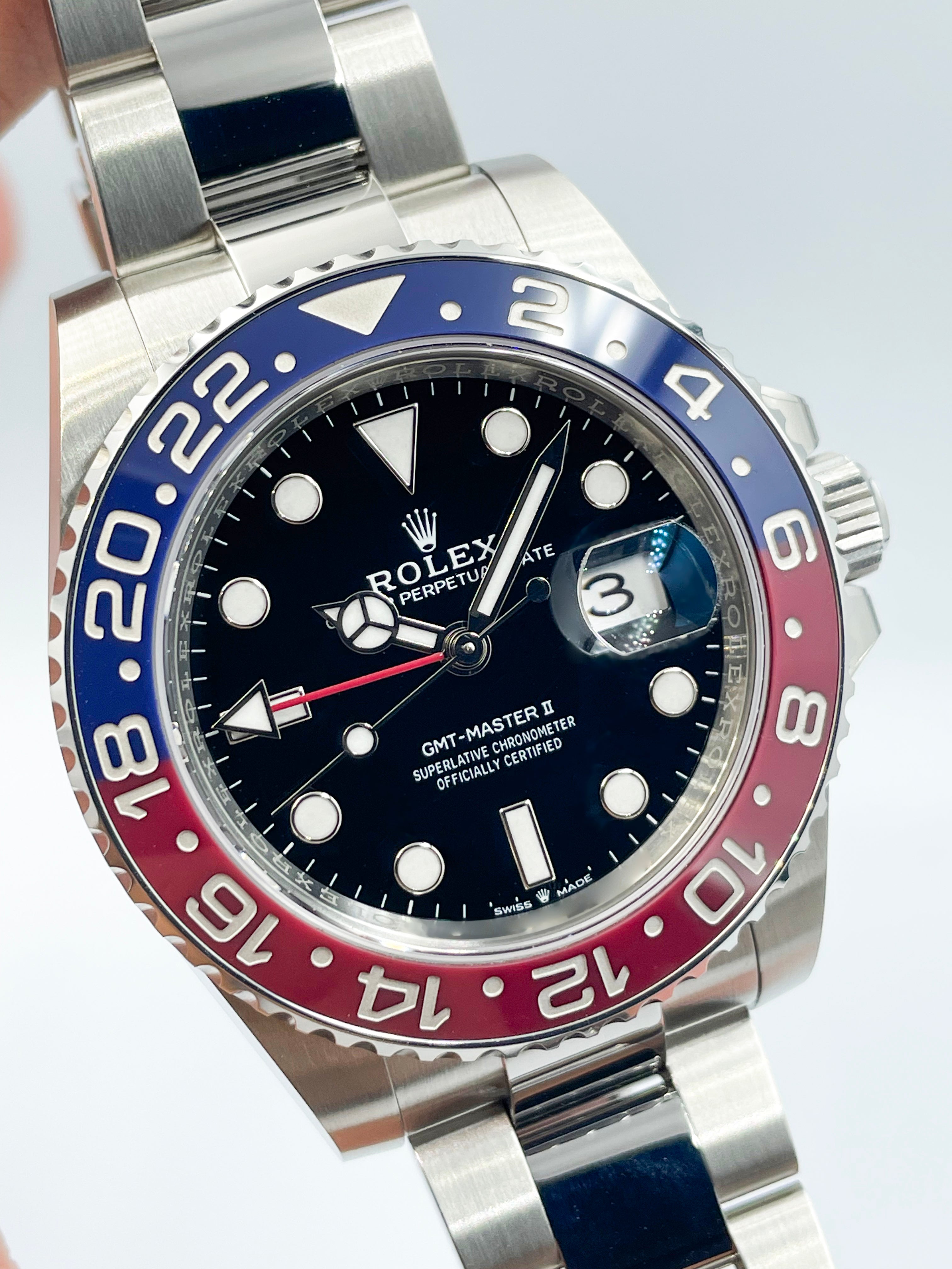 Rolex GMT Master II 126710BLRO Pepsi Oyster – Swiss Connection Watches