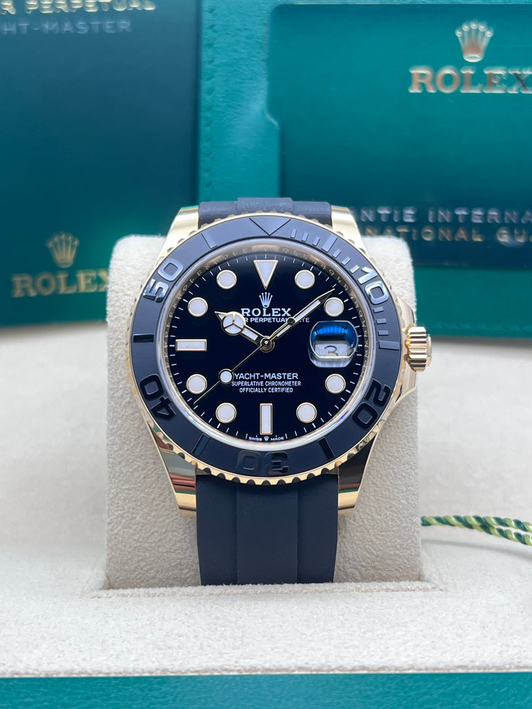 Rolex Yachtmaster Yellow Gold Oysterflex 42mm 226658