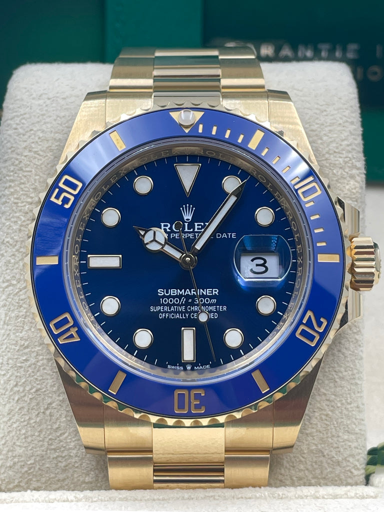 Rolex Submariner Date Blue - Yellow Gold 126618LB