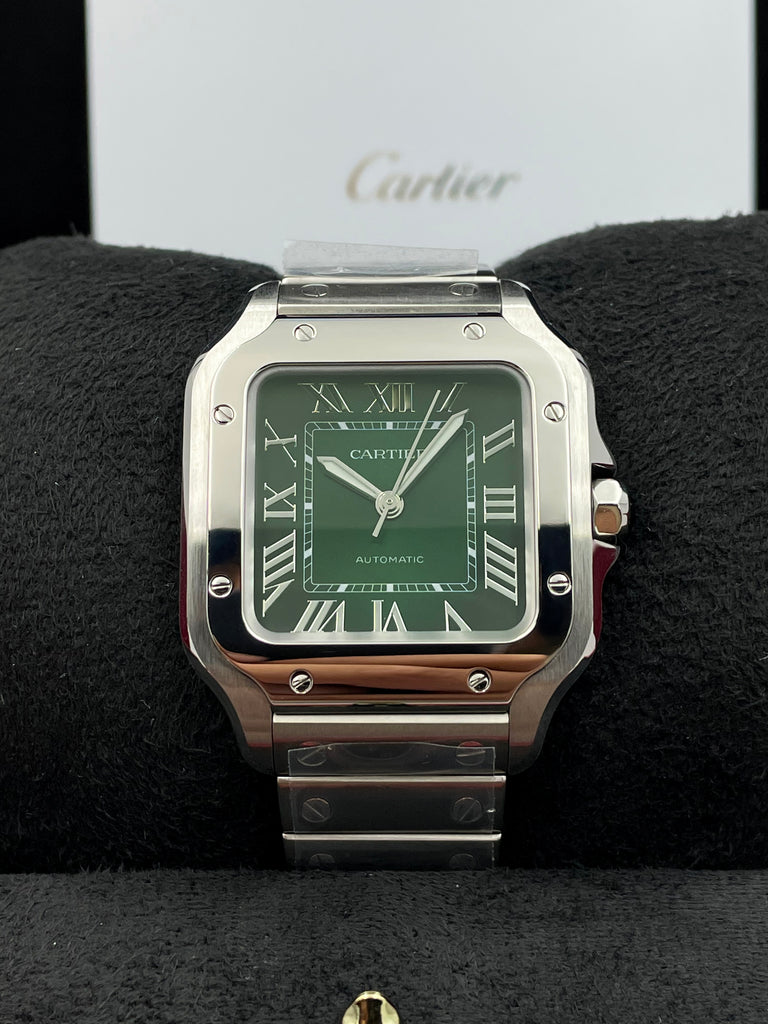 Cartier Santos de Cartier Smoky Green Medium WSSA0061