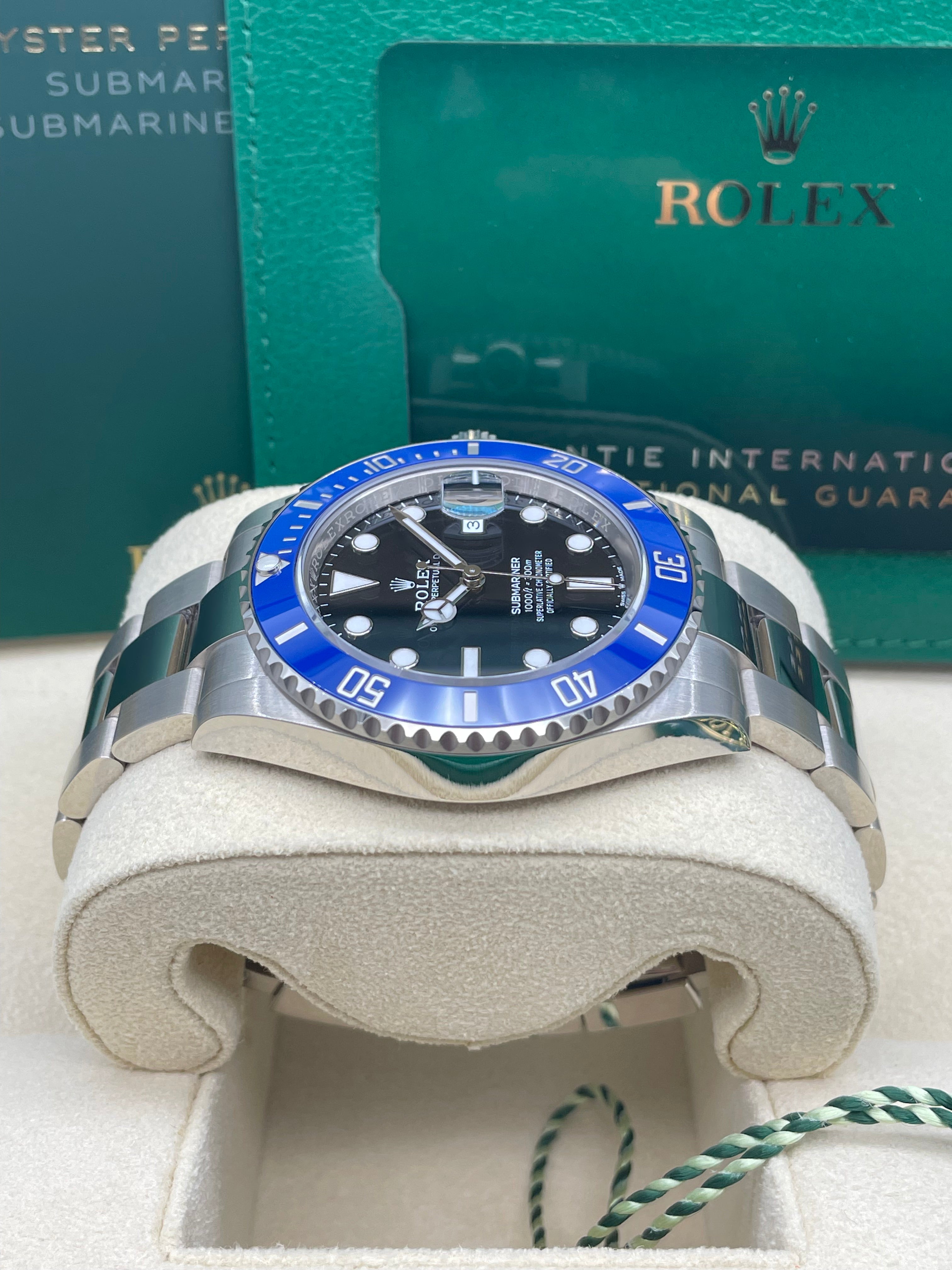 Rolex Smurf Rolex Submariner 41mm White Gold ROLEX SUBMARINER DATE