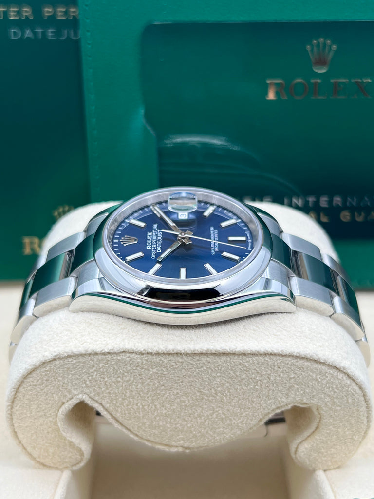 Rolex Datejust 36mm Blue Dial 126200