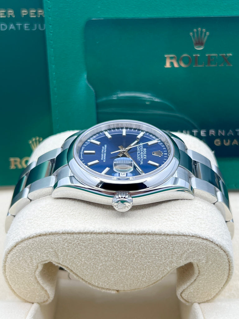 Rolex Datejust 36mm Blue Dial 126200