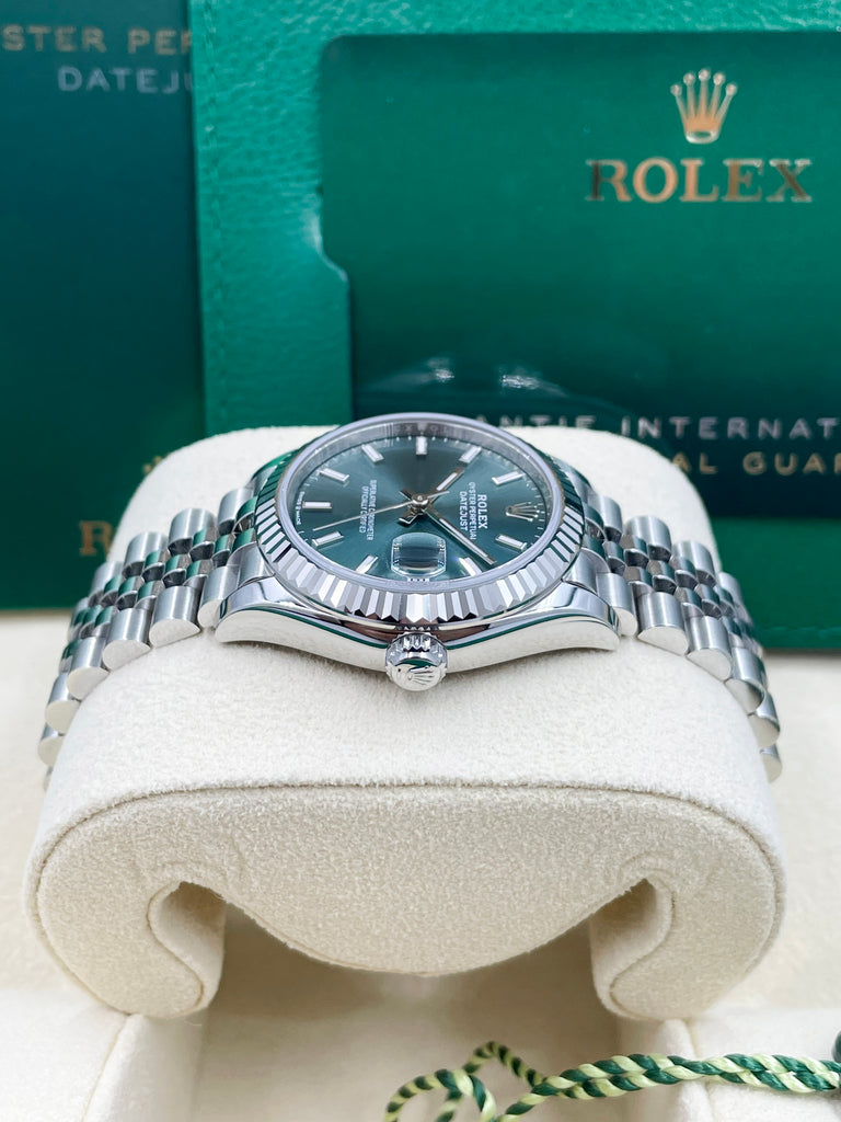 Rolex Datejust 31mm Mint Green Jubilee 278274