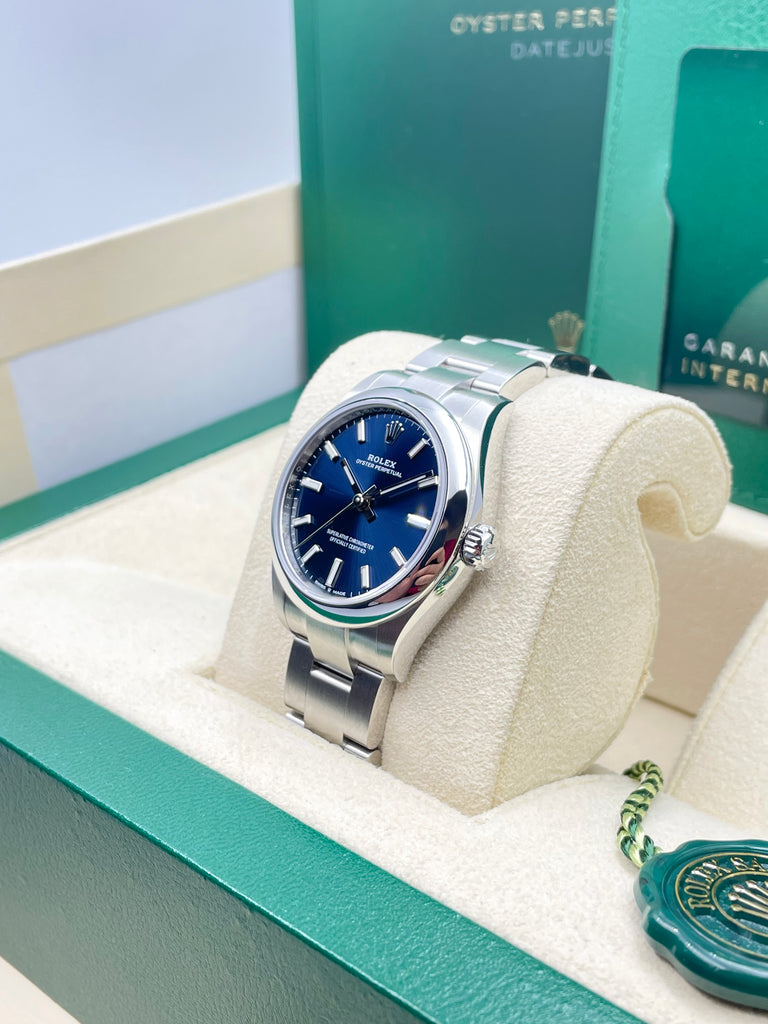 Rolex Oyster Perpetual Bright Blue 31mm 277200