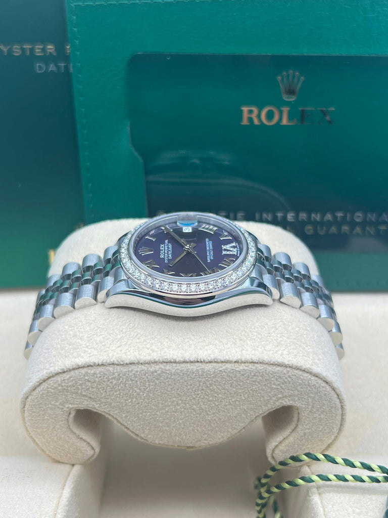 Rolex Datejust 31mm Aubergine Diamonds VI Jubilee 278384RBR