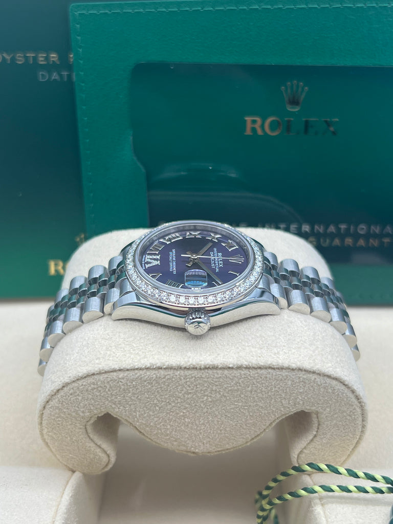 Rolex Datejust 31mm Aubergine Diamonds VI Jubilee 278384RBR