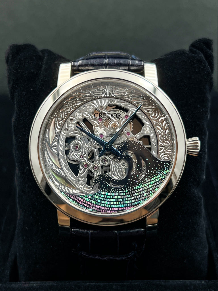 Credor Fugaku Series Engraved Skeleton Limited Edition GBBD963 2016 [Preowned]