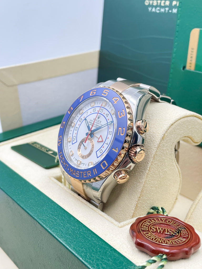 Rolex Yachtmaster II Steel Everose Gold 116681 2015 [Preowned]