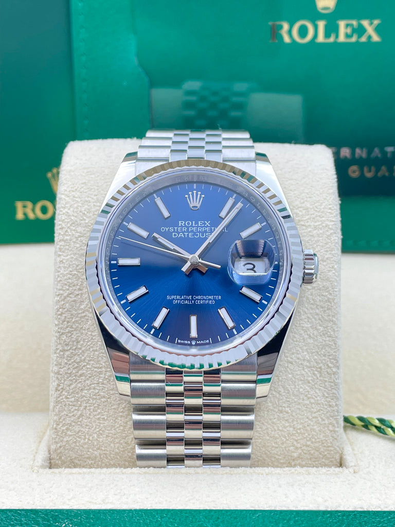 Rolex Datejust 36mm Blue on Jubilee 126234