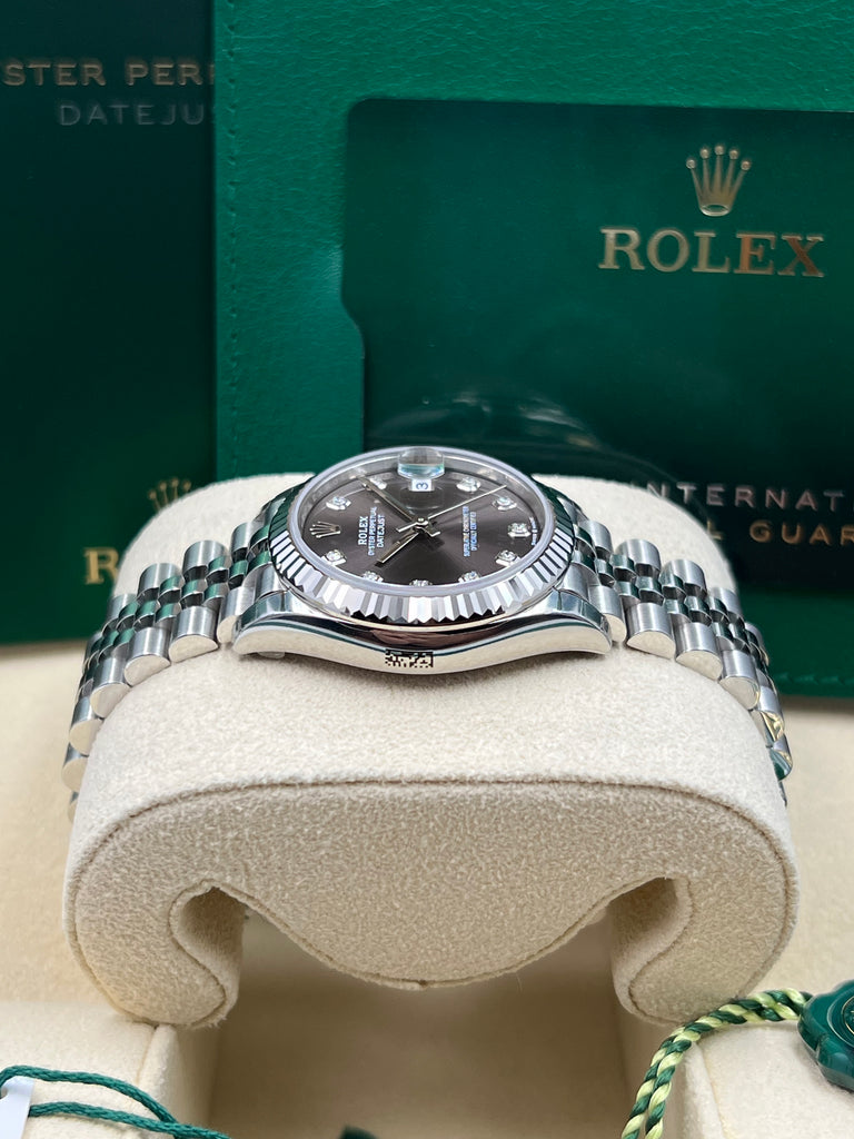Rolex Datejust 31mm 10 Diamonds Jubilee Bracelet 278274