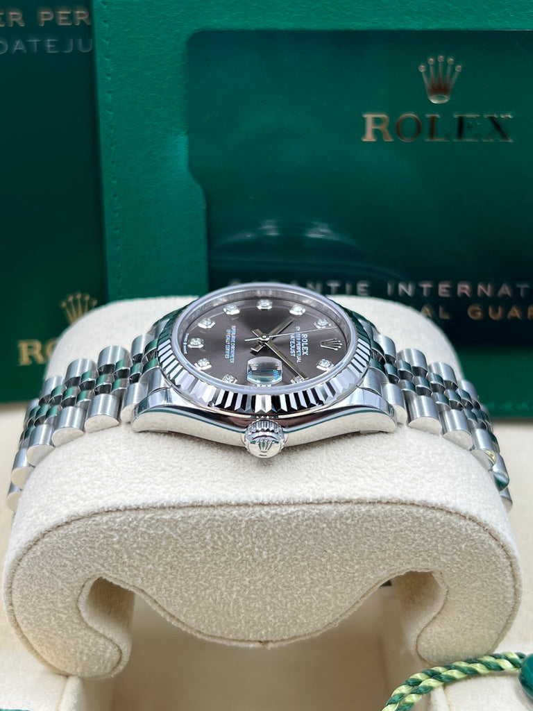 Rolex Datejust 31mm 10 Diamonds Jubilee Bracelet 278274