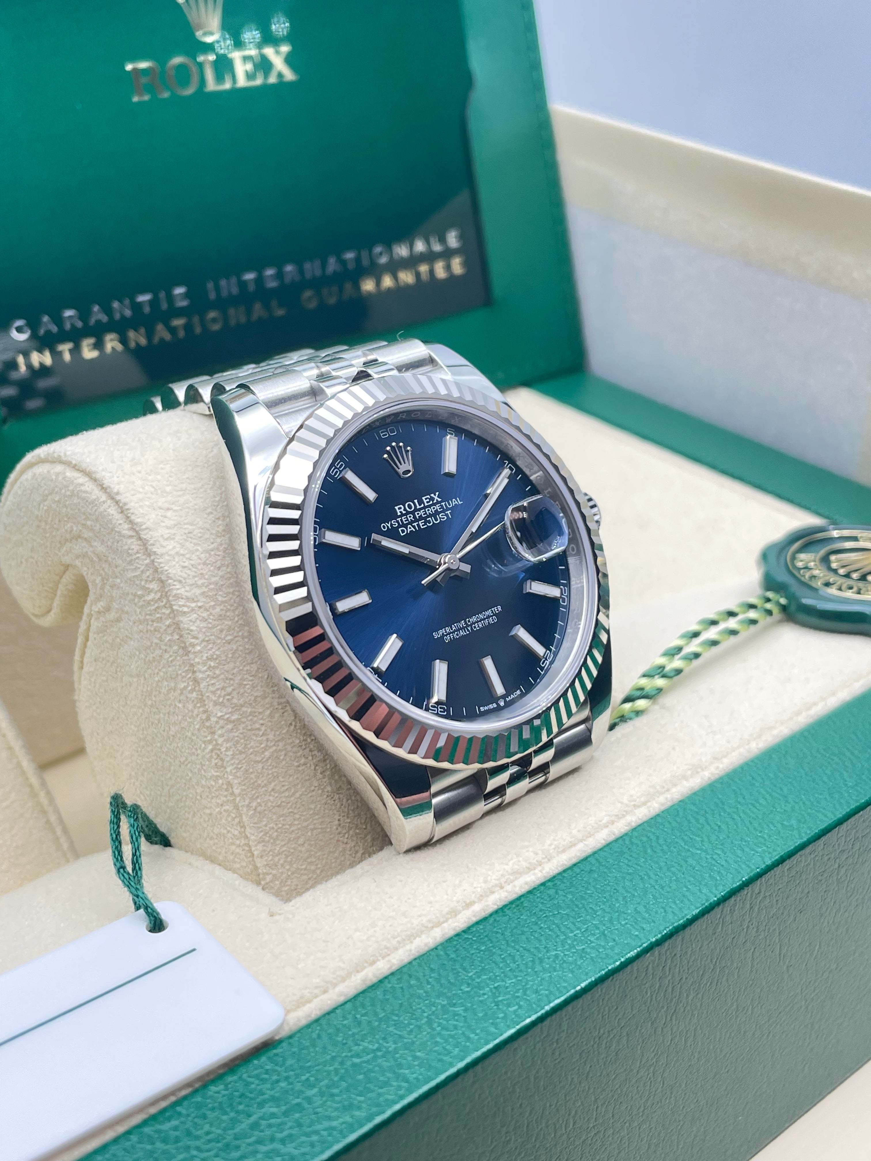 Rolex Datejust 41mm Blue Dial on Jubilee 126334 Swiss Connection Watches