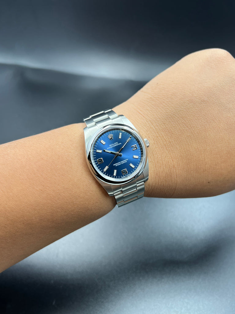 Rolex Oyster Perpetual 34mm Blue 114200 2020 [Preowned]