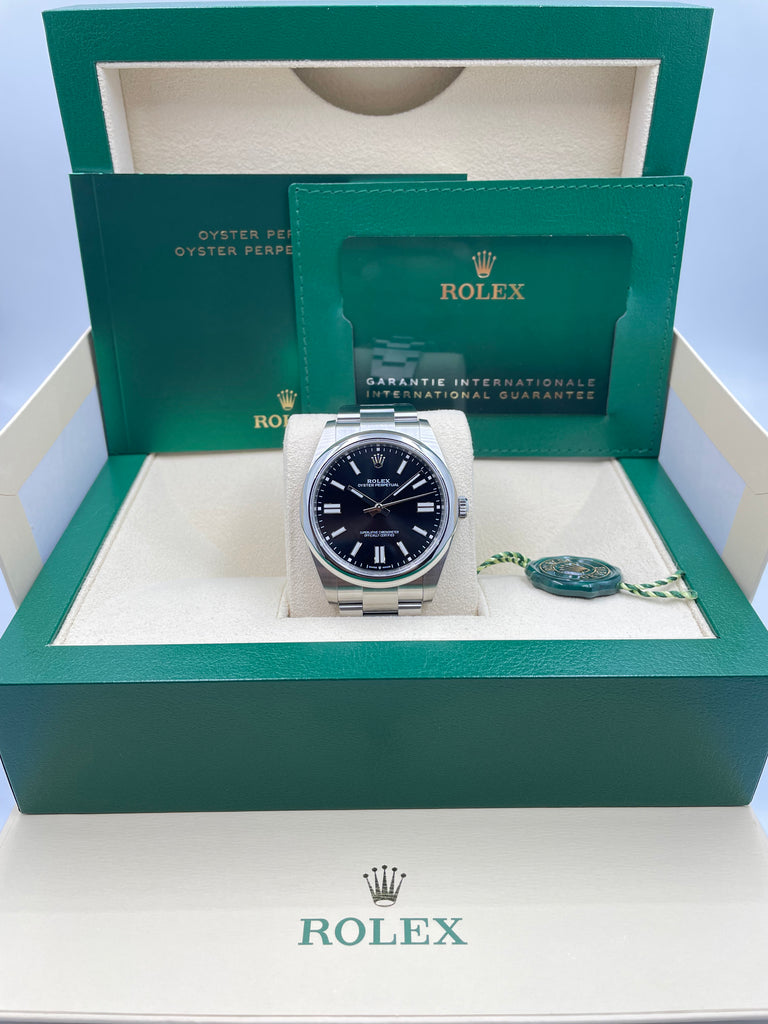 Rolex Oyster Perpetual 41mm Bright Black 124300 2024 [Preowned]