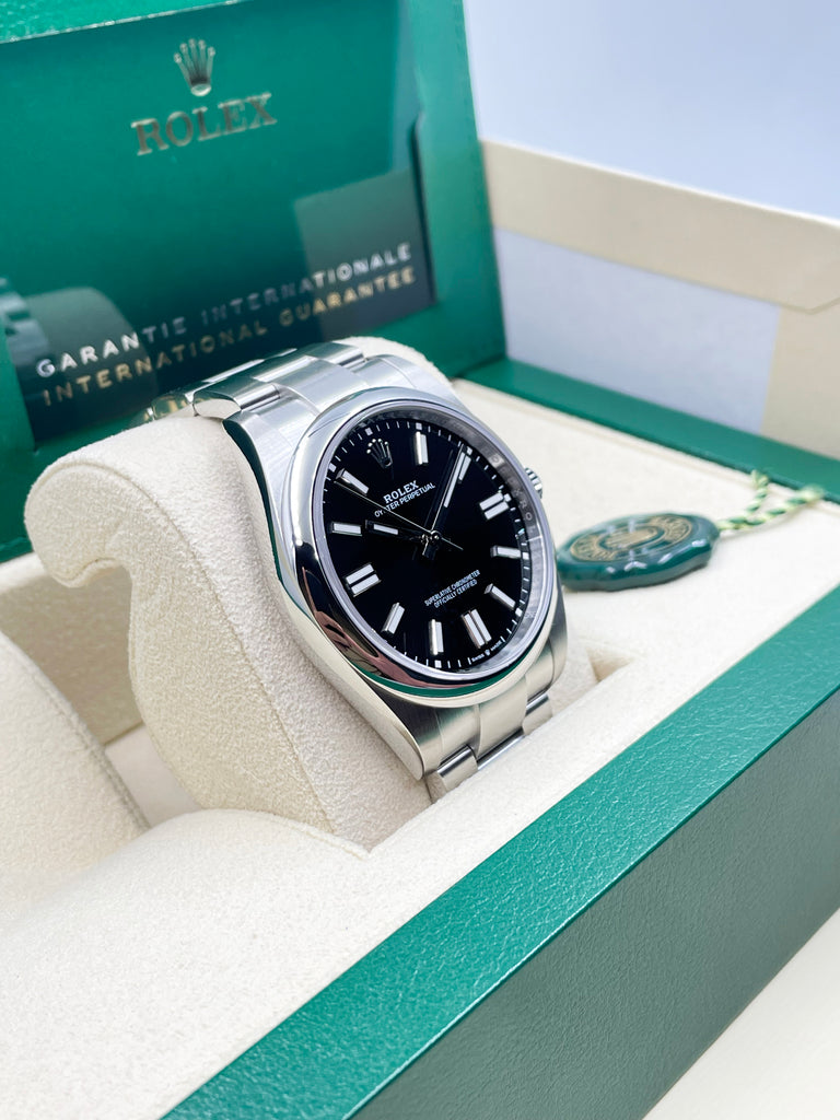 Rolex Oyster Perpetual 41mm Bright Black 124300 2024 [Preowned]