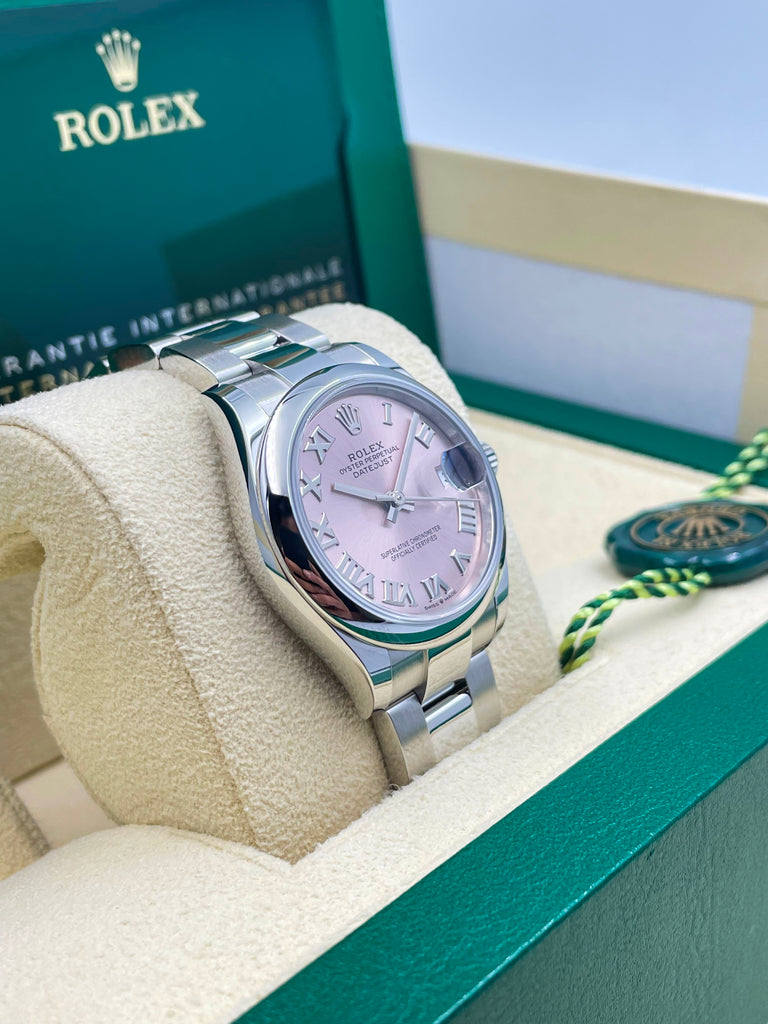 Rolex Datejust 31mm Pink Roman Oyster 278240