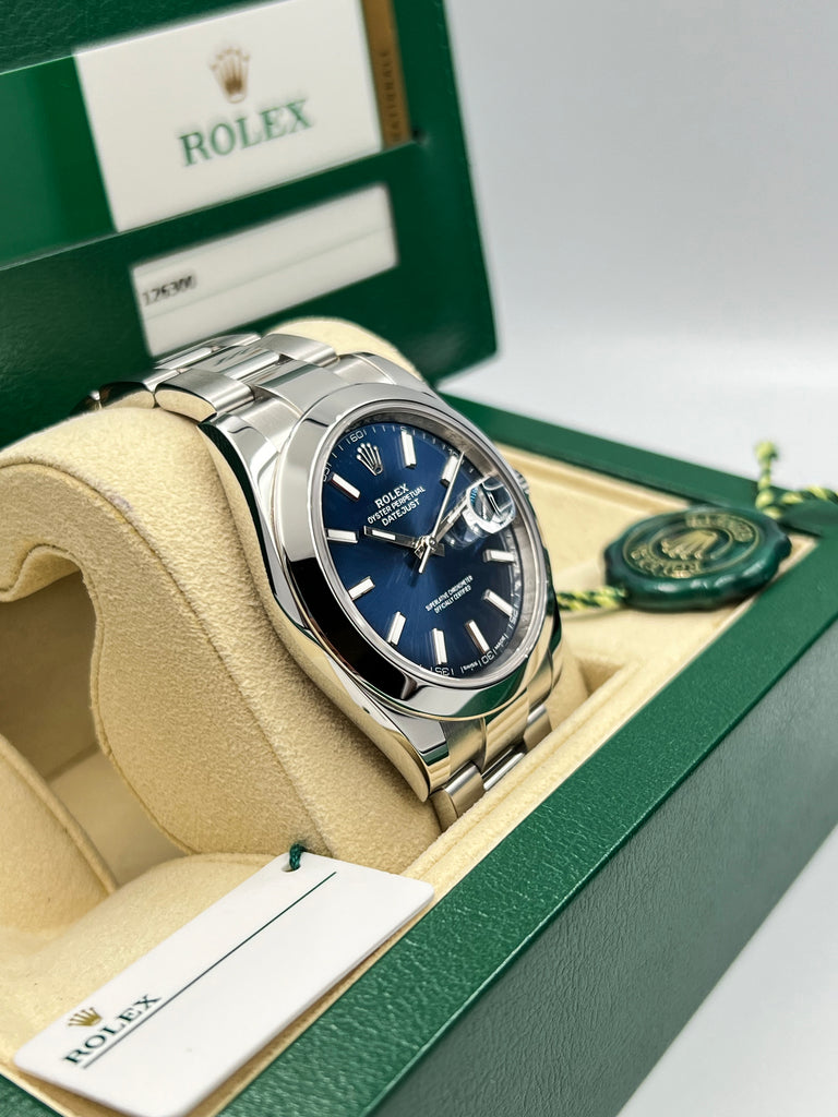 Rolex Datejust 41mm Blue Dial 126300 2018 [Preowned]