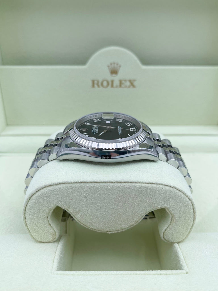 Rolex datejust 36 hot sale red date