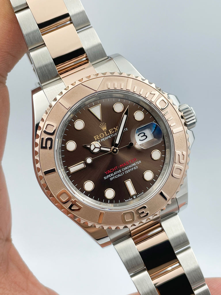 Rolex Yachtmaster Chocolate Dial Steel Everose 126621