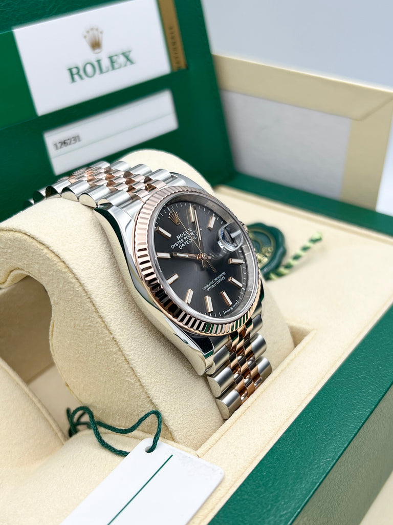 Rolex Datejust 36mm Steel Everose on Jubilee 126231 2019 [Preowned] [JB Stock]
