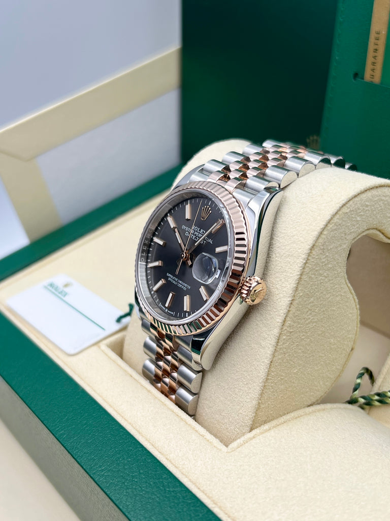 Rolex Datejust 36mm Steel Everose on Jubilee 126231 2019 [Preowned] [JB Stock]