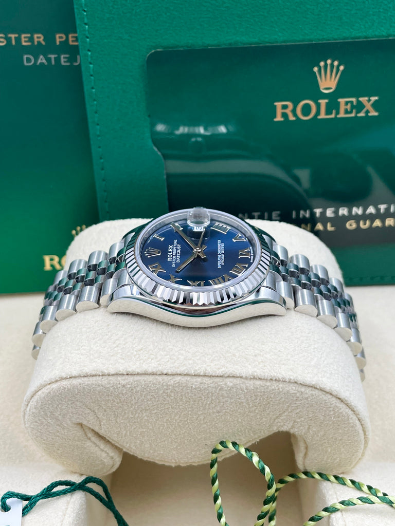 Rolex Datejust 31mm Blue Roman Jubilee Bracelet 278274